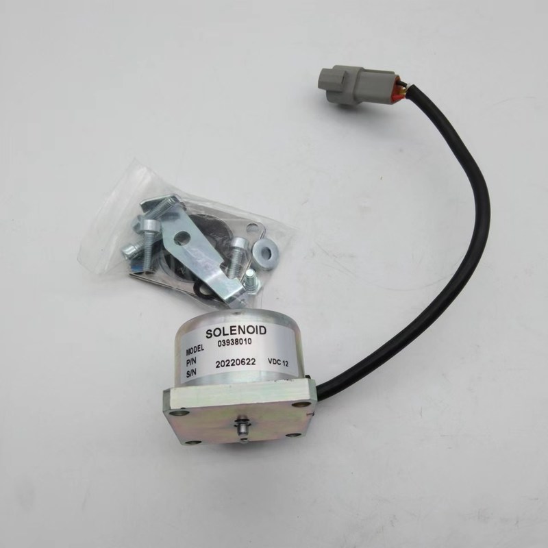 Atuador da válvula de solenoide de 03938010 paradas para as peças de motor diesel de HATZ L/M 12V 24V