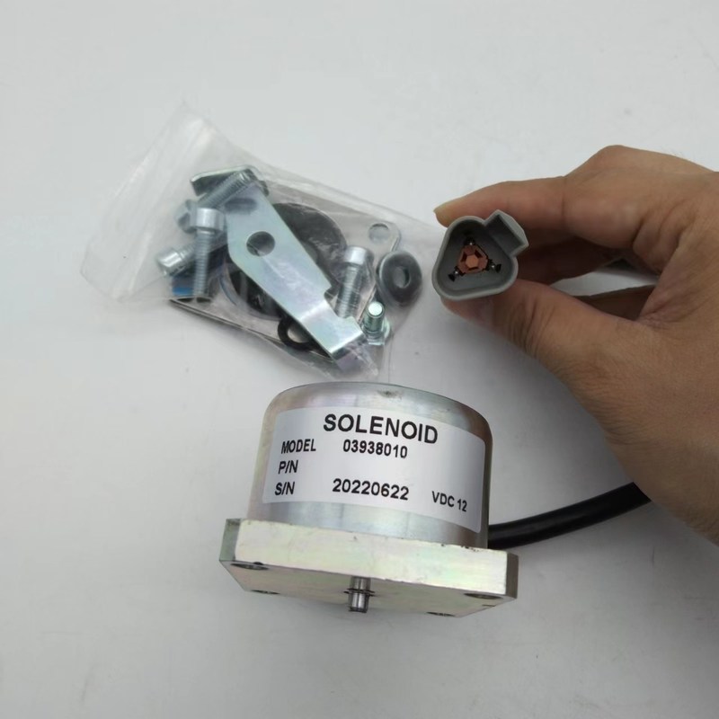 Atuador da válvula de solenoide de 03938010 paradas para as peças de motor diesel de HATZ L/M 12V 24V