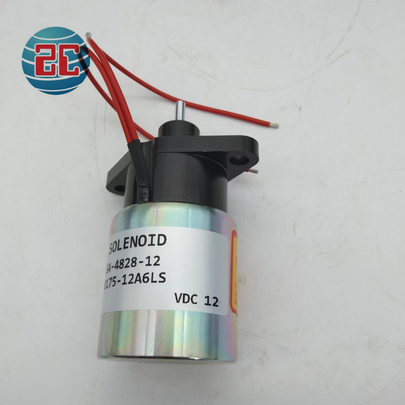 Atuador da válvula de solenoide da parada de 0175-12A6LS SA-4828-12 para o motor de Kubota V3300