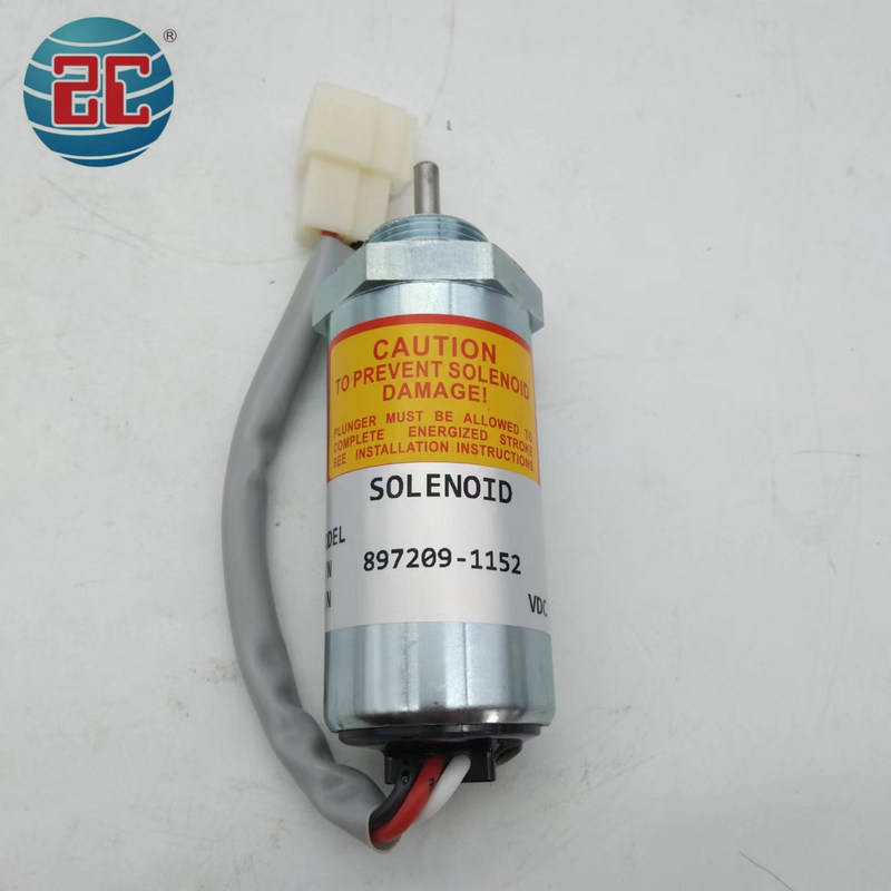 897209-1152 máquina escavadora Stop Solenoid Valve para HITACHI MV2-40 EX40 SK75 4LE1 4LE2