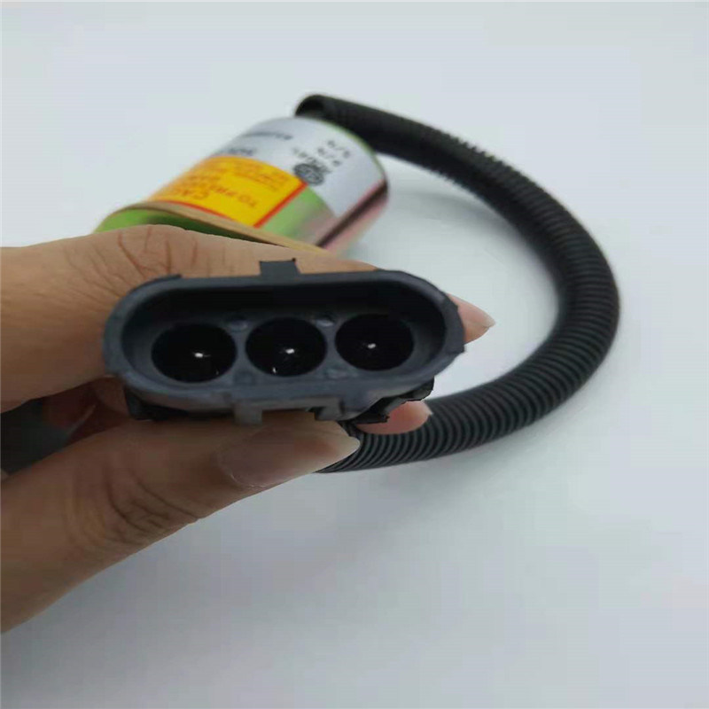 Ajuste da válvula de solenoide de 612600180175 paradas para a tomada do preto da peça de motor do carregador da roda de DOOSAN DX50