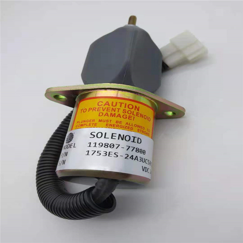 Ajuste da válvula de solenoide da parada 1753ES-24A3UC5B1S1/119807-77800 para YANMAR 4TNE98/94/C88