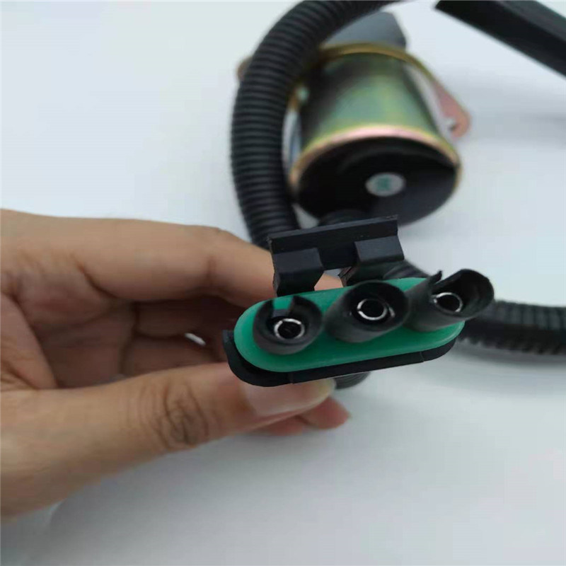 Pare o ajuste da válvula de solenoide 1755ES-24 RE504233 RE54747 para John Deere Diesel Engine 24V