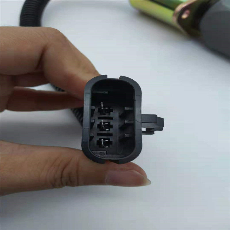 Válvula de solenoide da parada SA-4780-24 apropriada para a tomada do preto da peça de motor 24V de Woodword