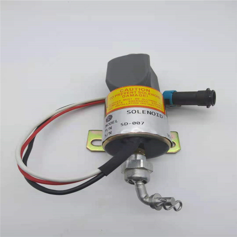 Pare a válvula de solenoide SD-007 apropriada para a máquina escavadora do carregador do motor de Kubota ShangChai