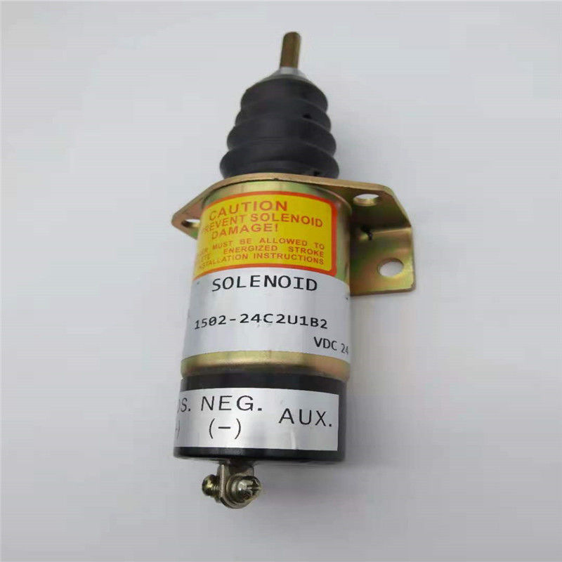 Ajuste da válvula de solenoide da parada 1502-24C2U1B2 para a máquina escavadora Engine 24V de Woodward Cummins