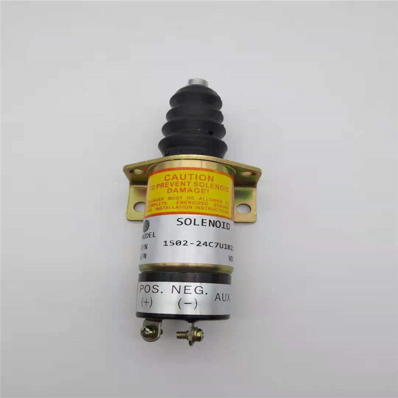 Ajuste da válvula de solenoide da parada 1502-24C7U1B2S1 para a máquina escavadora Engine Parts 24V de Woodward