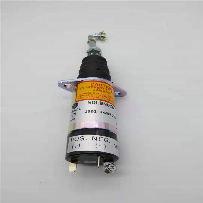 Ajuste da válvula de solenoide da parada 1502-24D6U2B2S2A para a máquina escavadora Engine Parts de Woodword