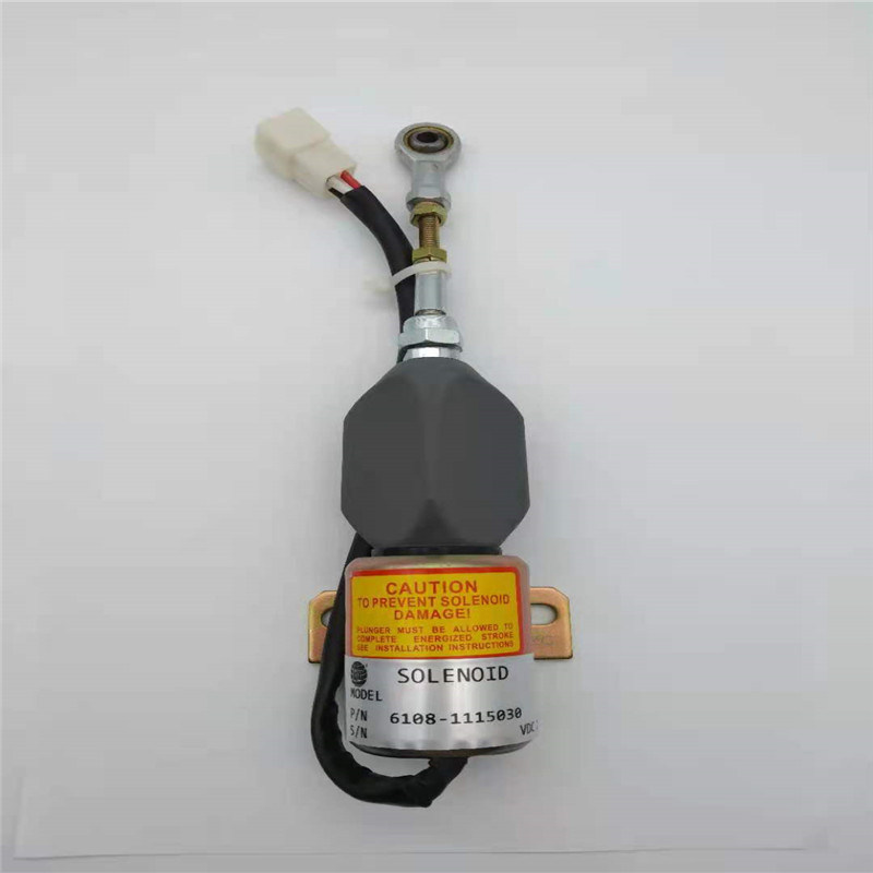 6108-1115030 a válvula de solenoide 24V da parada coube para a máquina escavadora Engine de YUCHAI YC85 YC135
