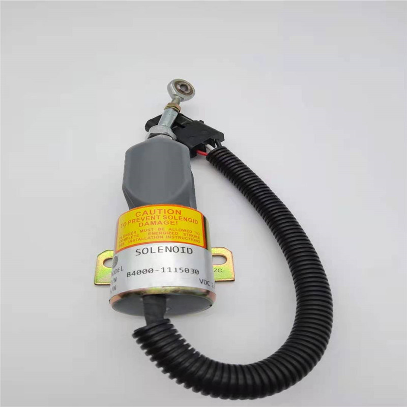 Ajuste da válvula de solenoide da parada B4000-1115030 para o motor YC4110/6108/4018/4105/4112 de DCEC YUCHAI