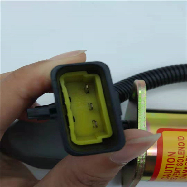 Ajuste da válvula de solenoide da parada 37Z36-56010A para a máquina escavadora Engine 24V de Cummins 6CT