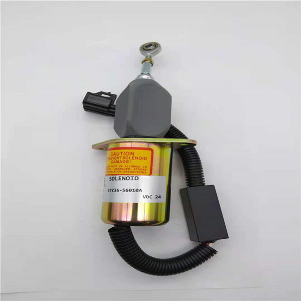 Ajuste da válvula de solenoide da parada 37Z36-56010A para a máquina escavadora Engine 24V de Cummins 6CT