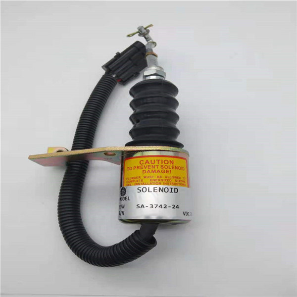 Ajuste da válvula de solenoide da parada SA-3742-24 para Woodword/Cummins/máquina escavadora Engine de Deutz