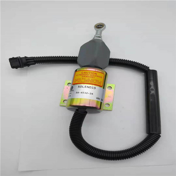 Ajuste da válvula de solenoide da parada SA-4532-24 para a máquina escavadora Engine de Ford Cummins
