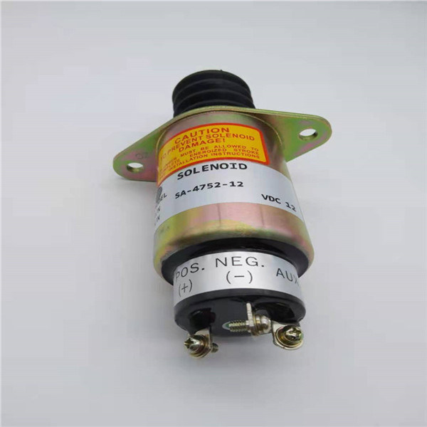 Ajuste da válvula de solenoide da parada SA-4752-12 para a máquina escavadora Engine Parts de Kubota Woodword 2003-12S7U1B2A