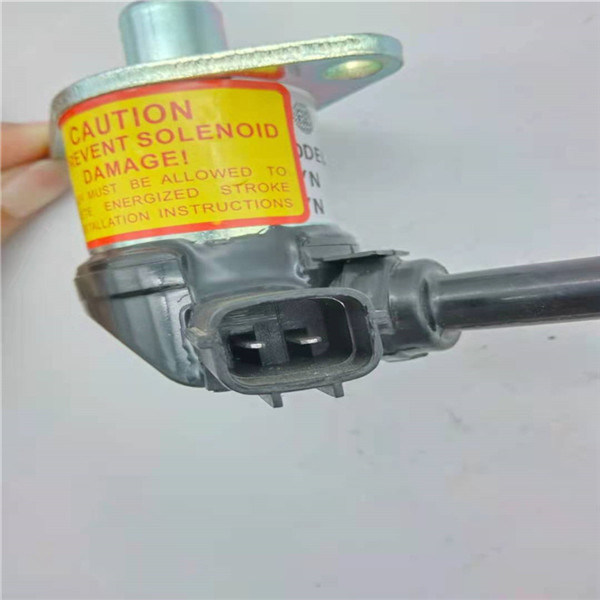 ajuste da válvula de solenoide da parada 1G772-60012 para as peças da máquina escavadora/ceifeira de Kubota V3300 V3800