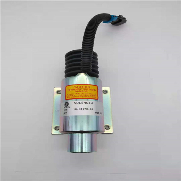 10-01178-02 a VELOCIDADE de válvula de solenoide da parada CONTROLA 12V para o portador do motor V2203 da máquina escavadora