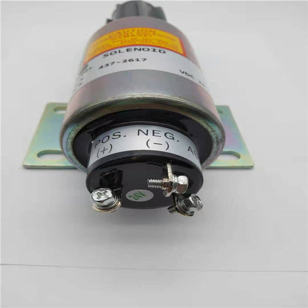437-2617 ajuste da válvula de solenoide da parada 2370-24E6U1B5S1A para Perkins Excavator Engine 24V