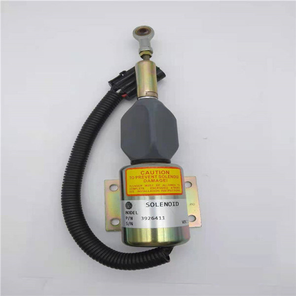 3926411 / Ajuste da válvula de solenoide da parada SA-4257-12 para a máquina escavadora Engine Parts de Cummins 6CT