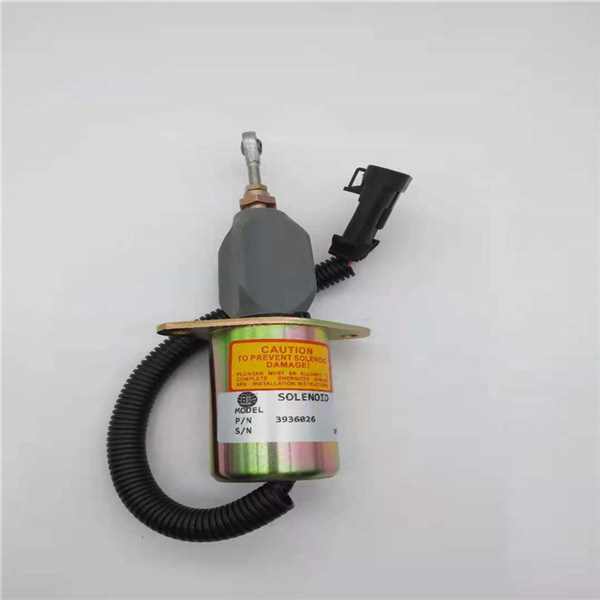 Ajuste da válvula de solenoide da parada 3936026 SA-4767-12 para a máquina escavadora Cummins 6CT de HYUNDAI