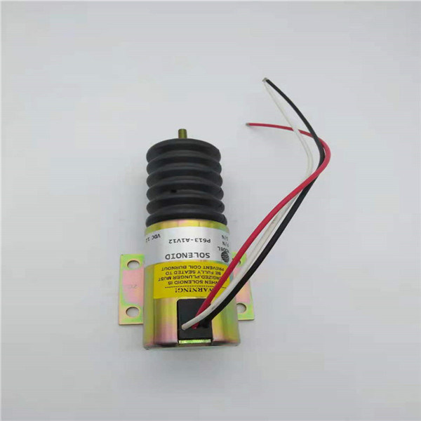 Válvula de solenoide da parada de P613-A1V12 2001ES-12E2U1 cabida para a máquina escavadora Deutz Throttle Engine