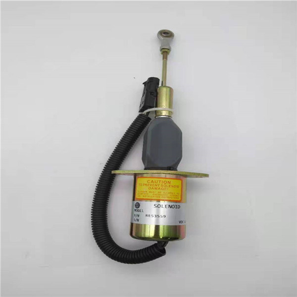 Válvula de solenoide da parada RE53559 cabida para a máquina escavadora Trator Engine 6910 9965 6610 6710 12V