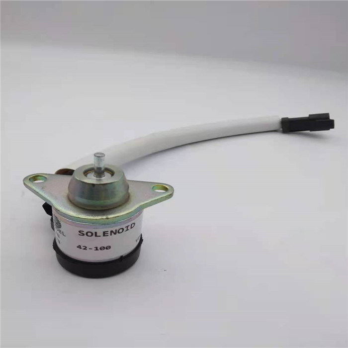 42-100 Yanmar 12 válvula cortada do combustível do solenoide da válvula de solenoide 4TNV98 do combustível diesel do volt