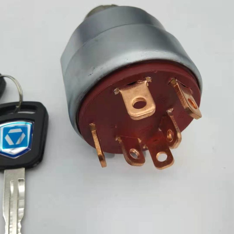 Máquina escavadora universal Ignition Switch Fit do metal para o interruptor do acionador de partida de motor de Xcmg XuGong