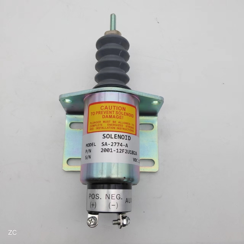 A válvula de solenoide 12V da parada de ZC 2001-12F2U1B2A SA-2774-A interrompeu os ajustes 4D33